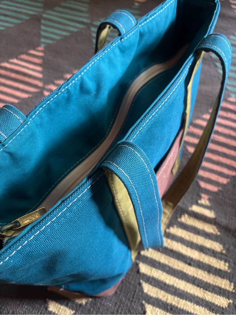 RARE Vintage L.L. Bean Boat & Tote | NEW Old Stock | Medium with Long Handles - Picture 5 of 7
